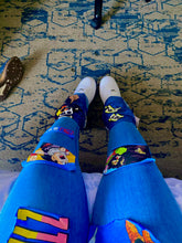 Load image into Gallery viewer, Dragon ball z stacked jeans