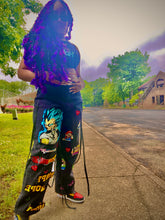 Load image into Gallery viewer, Dragon ball z/ Super Mario baggy jeans