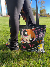 Load image into Gallery viewer, Power puff girls tote bag
